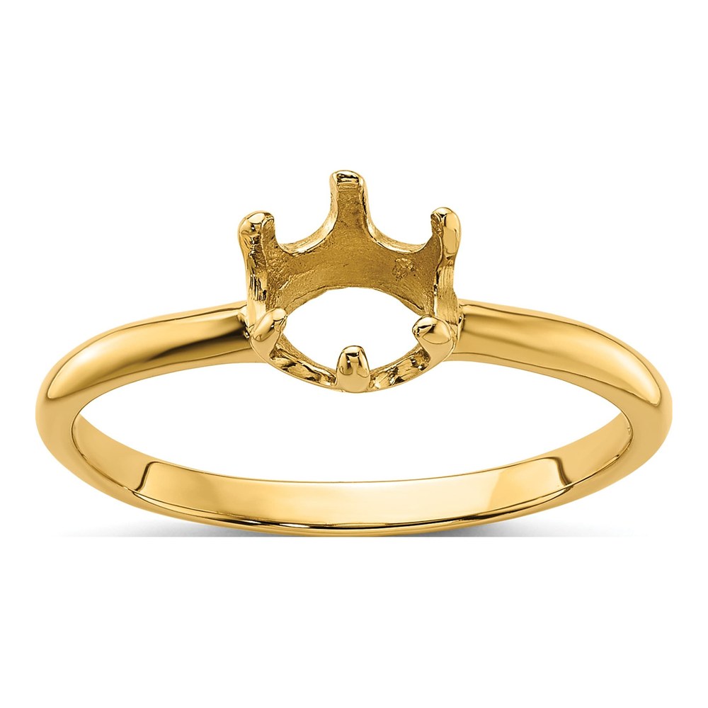 14K Yellow Gold Pearl Ring Mounting