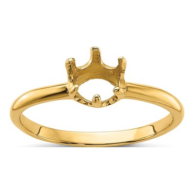 14K Yellow Gold Pearl Ring Mounting