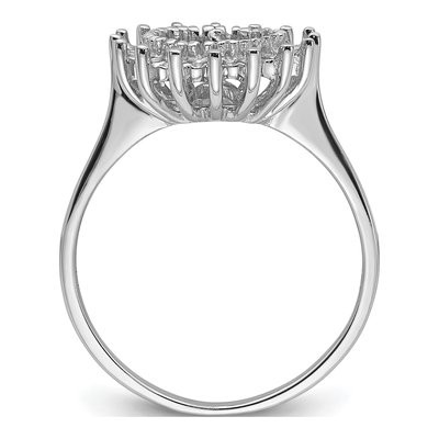 14K White Gold Pearl Ring Mounting – view 3