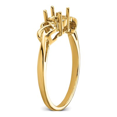 14K Yellow Gold Ring Mounting – view 5
