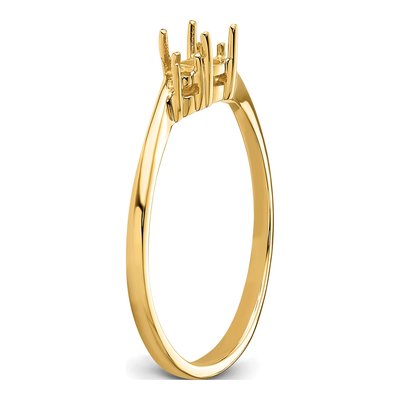 14K Yellow Gold Diamond Ring Mounting – view 5