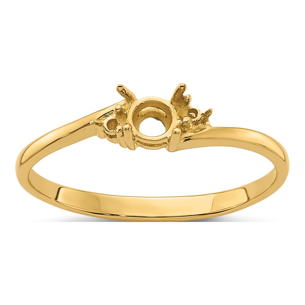 14K Yellow Gold Diamond Ring Mounting