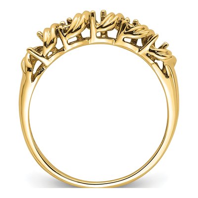 14K Yellow Gold Twist for Ring Mounting – view 3