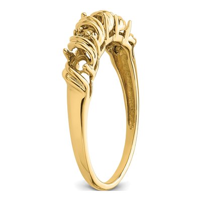 14K Yellow Gold Twist for Ring Mounting – view 5