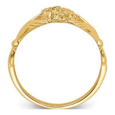 14K Yellow Gold Claddagh Ring Mounting – view 3