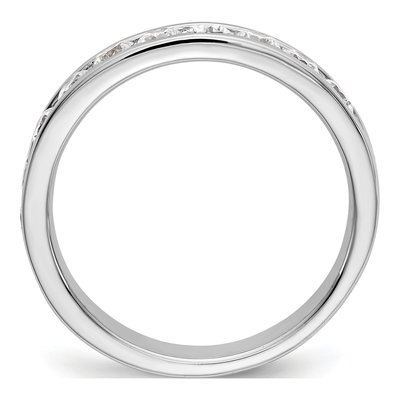14K White Gold 1 ct tw Diamond Channel Wedding Band – view 2