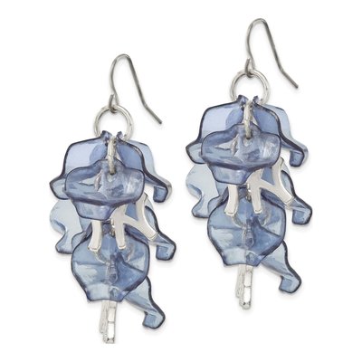 New York Yankees Brass NY Dangle Earrings – view 2