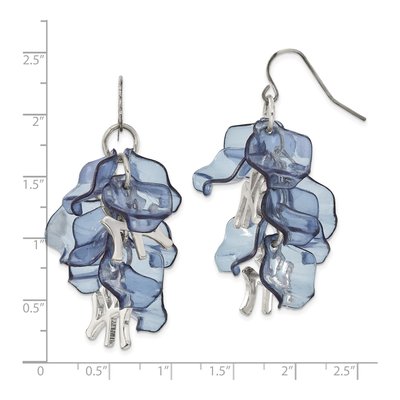 New York Yankees Brass NY Dangle Earrings – view 3