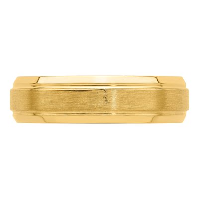 14K Yellow Gold 6mm Comfort-Fit Wedding Band – view 4