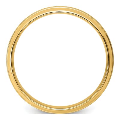 14K Yellow Gold 6mm Comfort-Fit Wedding Band – view 2