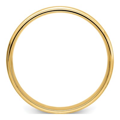14K Yellow Gold 6mm Comfort-Fit Wedding Band – view 2