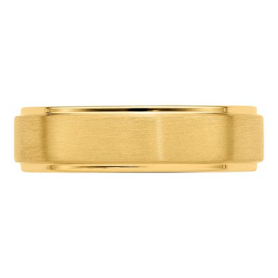 14K Yellow Gold 6mm Comfort-Fit Wedding Band – view 4