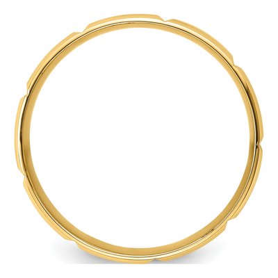 Men's 14K Yellow Gold 6mm Comfort-Fit Wedding Band – view 2