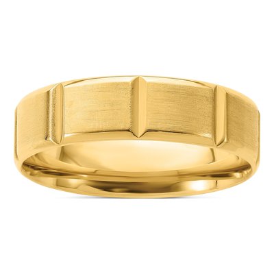 Men's 14K Yellow Gold 6mm Comfort-Fit Wedding Band