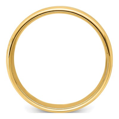 14K Yellow Gold 6mm Comfort-Fit Wedding Band – view 2