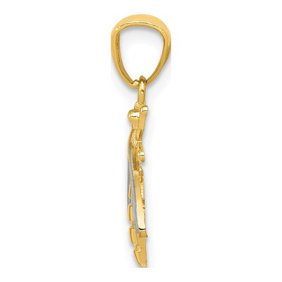14K Yellow Gold Bee Pendant – view 3