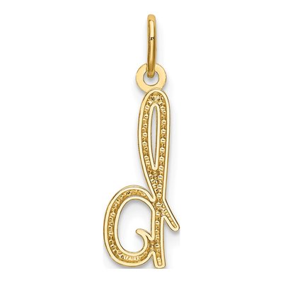 14K Yellow Gold Letter B Pendant – view 4