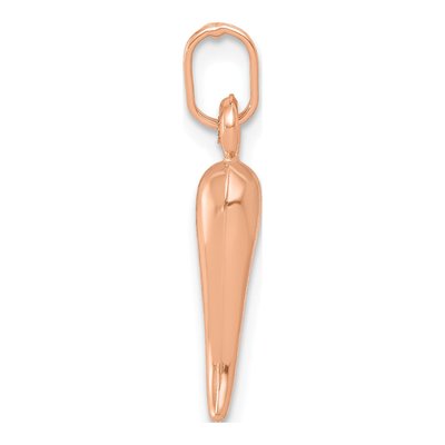 14K Rose Gold Horn Pendant – view 2