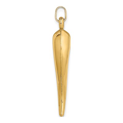 14K Yellow Gold Horn Pendant – view 3