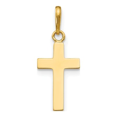 14K Yellow Gold Children's Cross Pendant