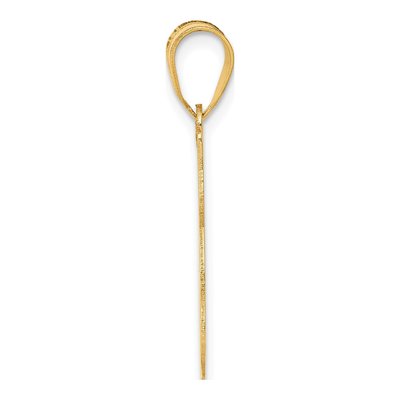 14K Yellow Gold Cat Pendant – view 3