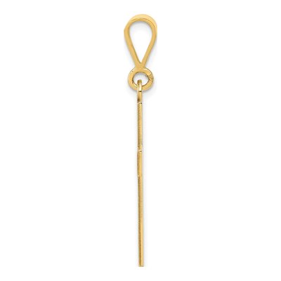 14K Yellow Gold Faith Cross Pendant – view 3
