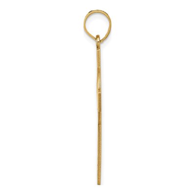 14K Yellow Gold Jesus Face Cross Charm – view 3