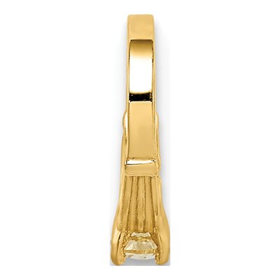 14K Yellow Gold CZ November Birthstone Charm – view 5