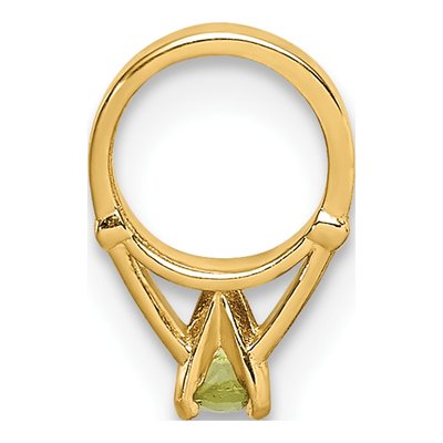 14K Yellow Gold August Birthstone Charm – view 3