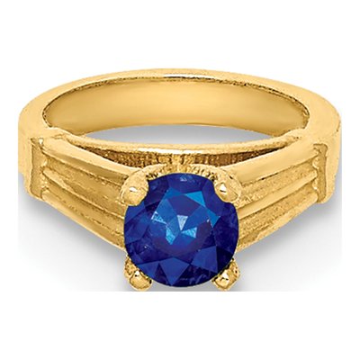 14K Yellow Gold September Birthstone Charm – view 6