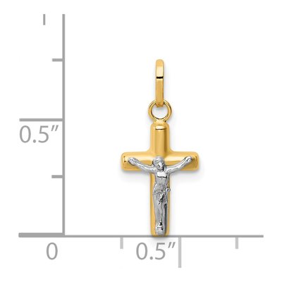 14K Yellow Gold Crucifix Pendant – view 4