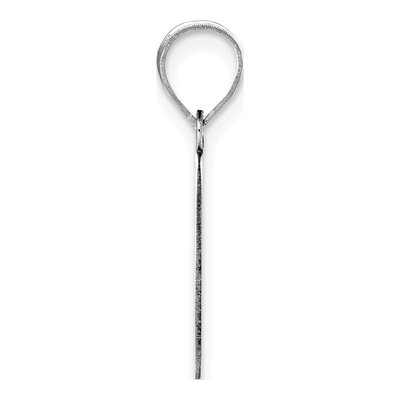 14K White Gold Letter G Pendant – view 3