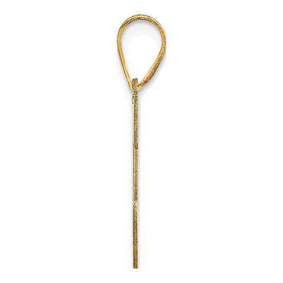 14K Yellow Gold Letter C Pendant – view 3