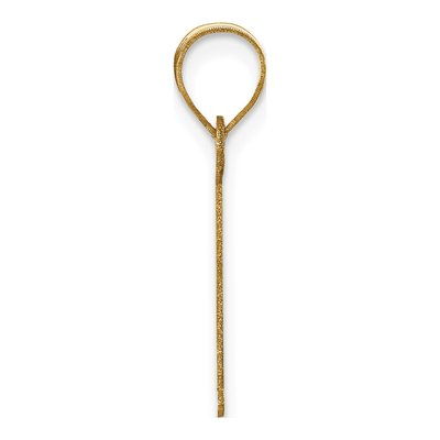 14K Yellow Gold Letter I Initial Pendant – view 3