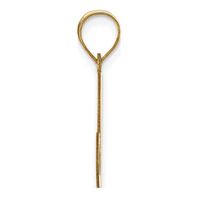 14K Yellow Gold Letter J Pendant – view 3