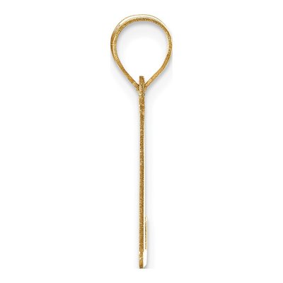 14K Yellow Gold Letter L Pendant – view 3