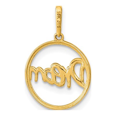 14K Yellow Gold Dream Circle Pendant – view 5