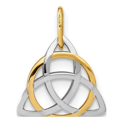 14K Yellow Gold Celtic Pendant – view 5