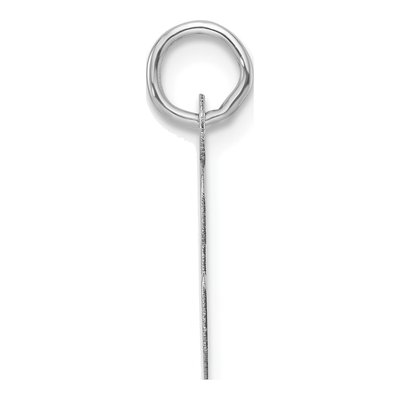 14K White Gold Letter G Pendant – view 3