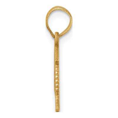 14K Yellow Gold Graduation Cap Tassel Charm – view 3