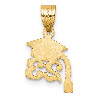14K Yellow Gold Graduation Cap Tassel Charm – view 4