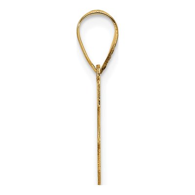 14K Yellow Gold Letter G Pendant – view 3