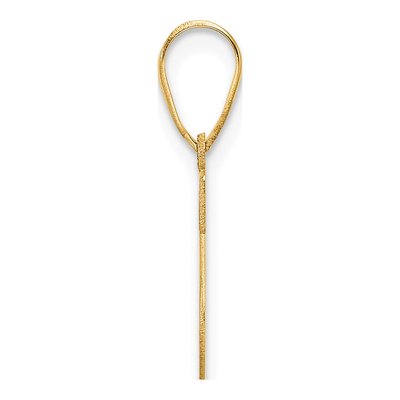 14K Yellow Gold Letter S Pendant – view 3