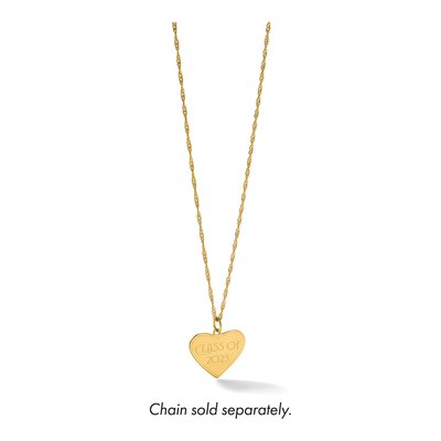 14K Yellow Gold Class of Heart Charm – view 6