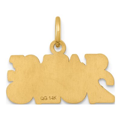 14K Yellow Gold Class of Pendant – view 4
