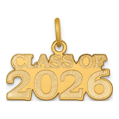 14K Yellow Gold Class of Charm