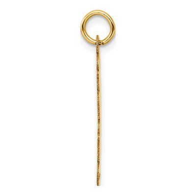 14K Yellow Gold Vertical ' Pendant – view 3