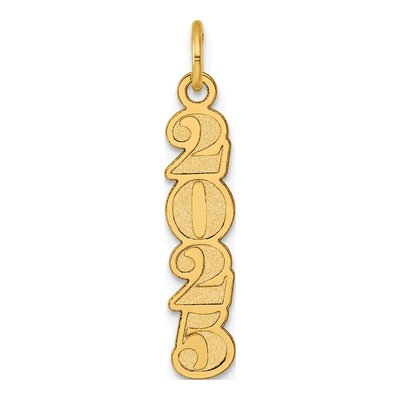 14K Yellow Gold Vertical ' Pendant