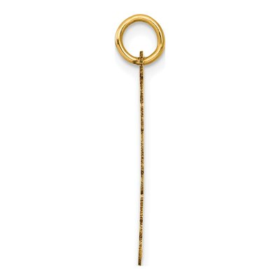 14K Yellow Gold Vertical Pendant – view 3