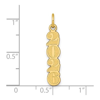 14K Yellow Gold Vertical Pendant – view 5